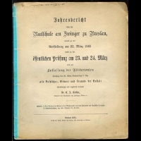 <b>Breslau</b> Schrift "Realschule am Zwinger" 1863